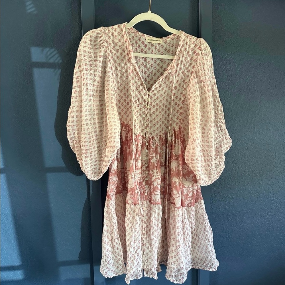 Daughters of India Nora mini dress in Primrose